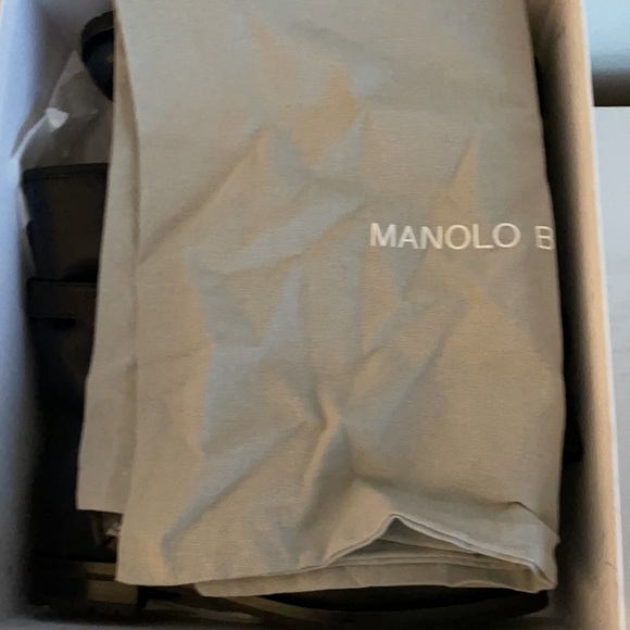 Manolo Blahnik motorcycle fur leather boots  8 - Picture 7 of 10